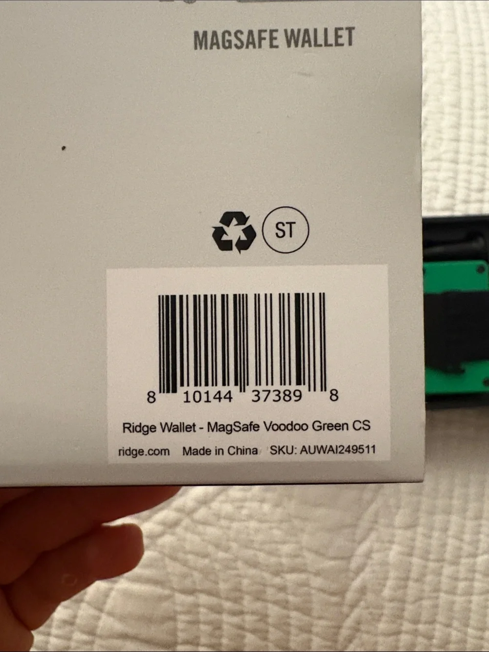 Ridge wallet magsafe